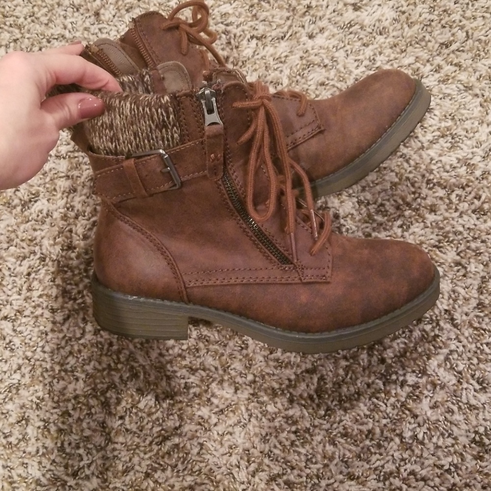 Brown boots
